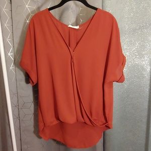 Lush High low flowy blouse